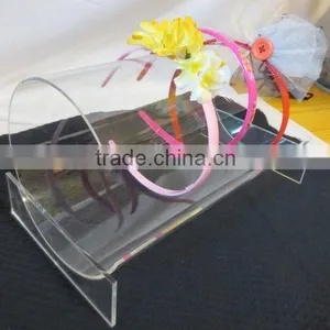 Clear Acrylic Headband Display thumbnail-3