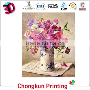 2014 New Pictures New Design Beautiful Flowers Oil Painting by Numbers thumbnail-1
