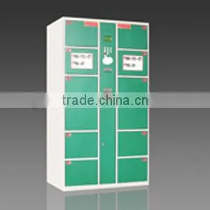 Steel Electronic Coin Operated Safe Locker for Supermarket thumbnail-1