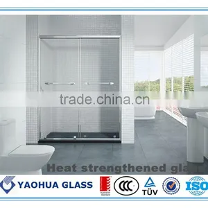 Washroom Door Glass Heat Strengthened Glass With CCC Certificate thumbnail-1
