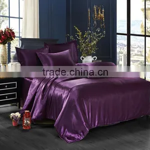 Pure Color Double Tencel 4pcs Bedding Sets Mulberry Silk Quilt Cover Sheetshotel Bedding Wholesale thumbnail-6
