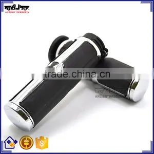 BJ-HB-053 Aftermarket Aluminum 1" Motorcycle Handlebar Handle Grips for Harley Davidson thumbnail-1