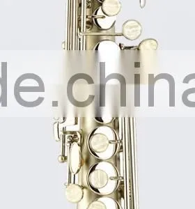 High Grade Soprano Saxophone, Silver Plated thumbnail-1