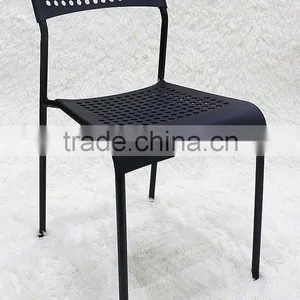 Cheap Modern Stacking Plastic Chair/PP Adde Chair/Steel Pipe Chair thumbnail-6