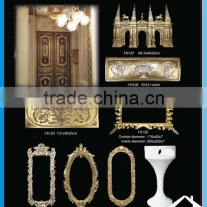 Fiberglass Carved Mirror Frame thumbnail-1