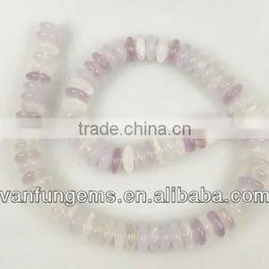 Gemstone Fluorite Rondelle Beads for Jewelry thumbnail-1