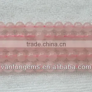 Rose Quartz Beauty Beads Loose Gemstone Round Beads Rose Quartz Beads for Jewerly and Fashion thumbnail-3