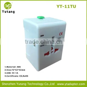 All in One Travel Adapter With 4 Plugs for Your Trip thumbnail-1