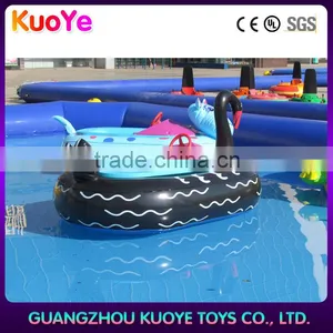 Inflatable Swan With Timer and Music Player Eletric Bumper Boat thumbnail-1