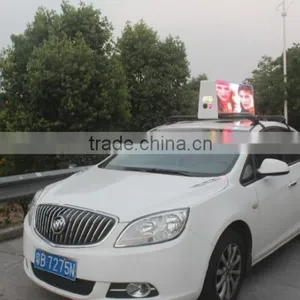 3G/WiFi/USB/GPS Outdoor Taxi Top Led Display With High Quality thumbnail-1