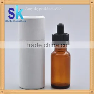 Essential Oil /e Liquid Glass Bottles Glass Dropper Bottle 30ml Amber in the Tubes thumbnail-1