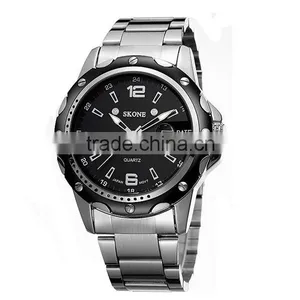 Professional China Manufacturer Black Dial Skone Brand Mens Watch thumbnail-1