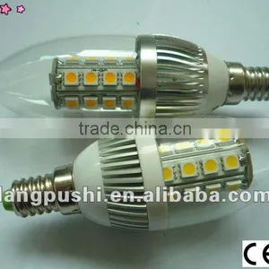 6W 5050 SMD LED Candle Light Bulb, 85~265V, Factory Price thumbnail-1