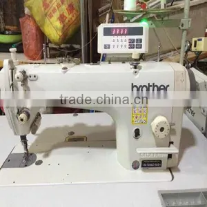 Single Needle Direct Drive Straight Lock Stitcher With Thread Trimmer Used BrotherS7200C Industrial Sewing Machine thumbnail-2