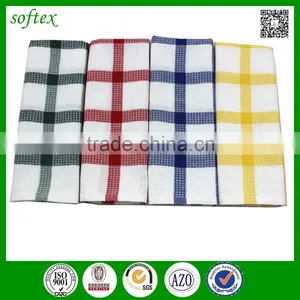 China Supplier Cheap Jacquard Kitchen Towel Cotton Check Waffle thumbnail-2