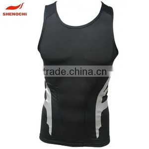 High Quality Dongguan Factory OEM Compression Wear Wholesale Sports Singlets thumbnail-1
