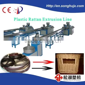 PP Plastic Imitation Rattan Extrusion Line thumbnail-1