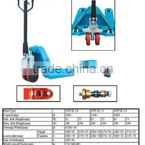 Hand Scissor Lift Pallet Truck thumbnail-1