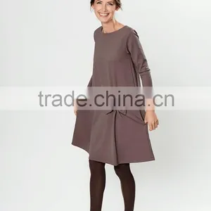 Trendy Dress Dark Brown Dress Special Dress thumbnail-3