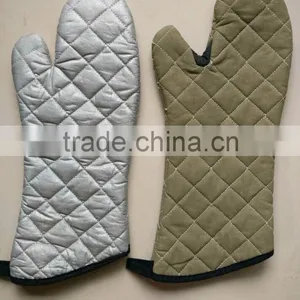 Flame Retardant Kichen Oven Glove Heat Resistant Silicone Glove BBQ Grill thumbnail-1