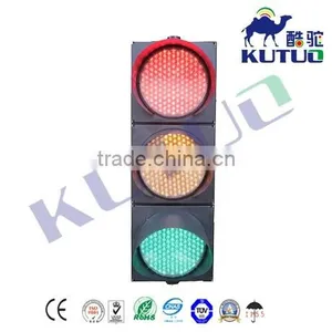 400mm Red&Yellow&Green Full Ball LED Traffic Light With Low Power Consumption thumbnail-1