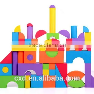 Wholesale Colorful Building Toy Soft Eva Foam Block thumbnail-2