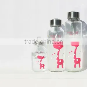 Manufactoring Hot Sale Water Glass Bottle Unbreakable Glass Bottles thumbnail-3
