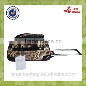 China Supplier New Products High Quality Hot Sale Safe Lock Real PushTrolley Silk Lining Duffle Bag thumbnail-3