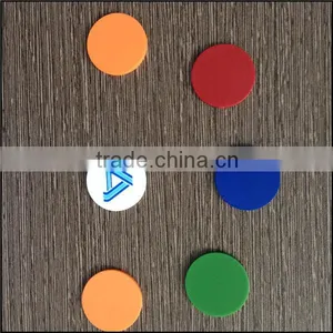 23.2*2MM Colorful Plastic Token Coin / Customized Logo thumbnail-4