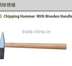 Chipping Hammer With Wooden Handle thumbnail-1