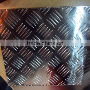 Anti-slip 1 Bar 3bar 5bars 1050 1060 3003 5052 Embossed Aluminum Plate thumbnail-5