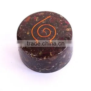 Garnet Orgonite Tower Buster : Energetic Space Protectors thumbnail-3