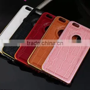 For IPhone 5/5s Crocodile Back Leather With Metal Frame Phone Case,newest Design for Iphone 5/5s Case thumbnail-6