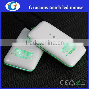 Gracious RoHS Custom LED Logo USB Cable Slim Mouse thumbnail-4