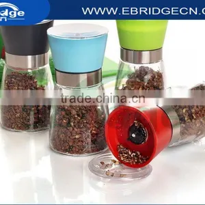 Colored Grinder Lid Glass Spice Grinder Salt Mills Ceramic Material Grinder thumbnail-3