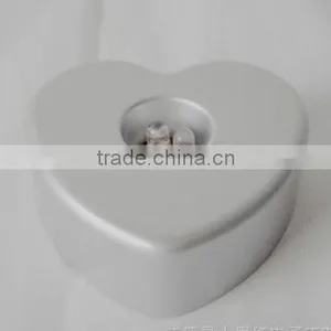 Heart Led Light Base for Crystal Acrylic Centerpieces thumbnail-1