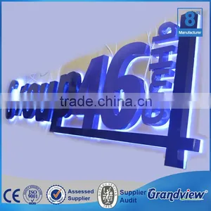 Light up Backlit Lighted Alphabet Metal Letter Sign for Building Advertising thumbnail-3
