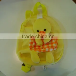 Most Popular High Quality Stuffed Customized Plush Yellow Chicken Animal Backpack,school Backpack thumbnail-1