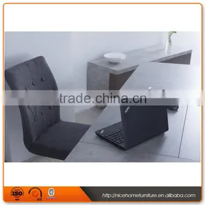 Latest Designs Stainless Steel Marble Wooden Dining Table and Leather Chair thumbnail-2