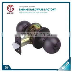 Best Selling Institution ORB Black Knobs Lock for Storeroom thumbnail-1