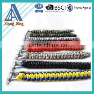 High Quality Wholesale Cheap Cross Paracord Bracelet With Logo thumbnail-5