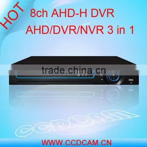 Ahd Nvr Dvr 3in1 H.264 8ch 1080P Ahd Dvr for Cctv Security System thumbnail-1
