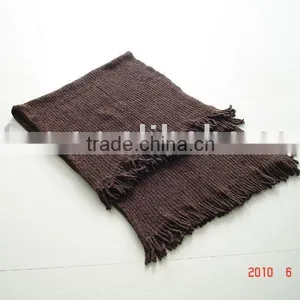 Chenille Knitted Amice With Fringe thumbnail-1