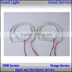 OVOVS Change Color SMD LED Angel Eyes, 5050SMD 131MM 146mm LED RGB Halo Ring thumbnail-3