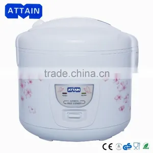 Red Color Flower Pattern Deluxe Rice Cooker 4L thumbnail-3