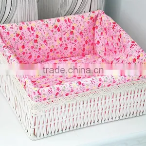 Beautiful Cheap and Useful PVC Woven Storage Baskets With Different Colors thumbnail-2