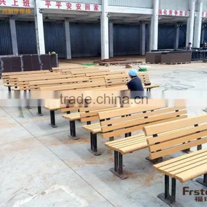 Wood Cutting Bench Wpc Modern Outdoor Wood Bench Long Wood Benches thumbnail-2
