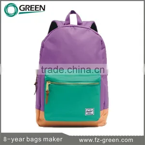 Polyester Material 2015 School Backpack Promotional Man Bag thumbnail-2