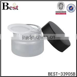 Wholesale Manufacturer Frosted Glass Jar With Tap Empty Glass Jar thumbnail-1