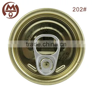 52mm 202# New Products Metal Tin Lid Easy Open End thumbnail-1
